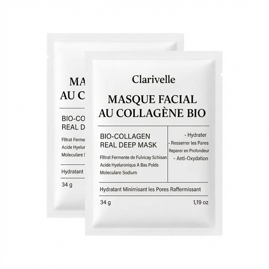 Clarivelle® - Masque Facial au Collagène Bio