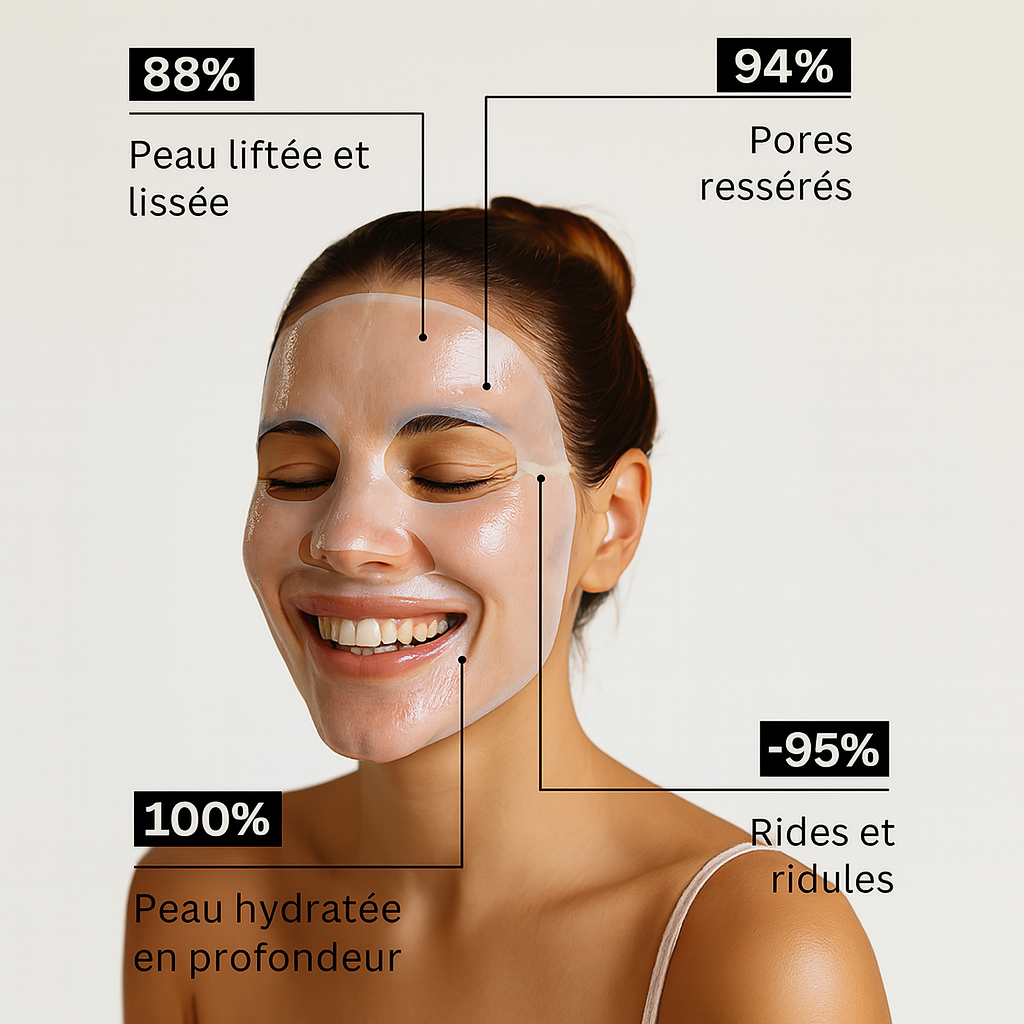 Clarivelle® - Masque Facial au Collagène Bio