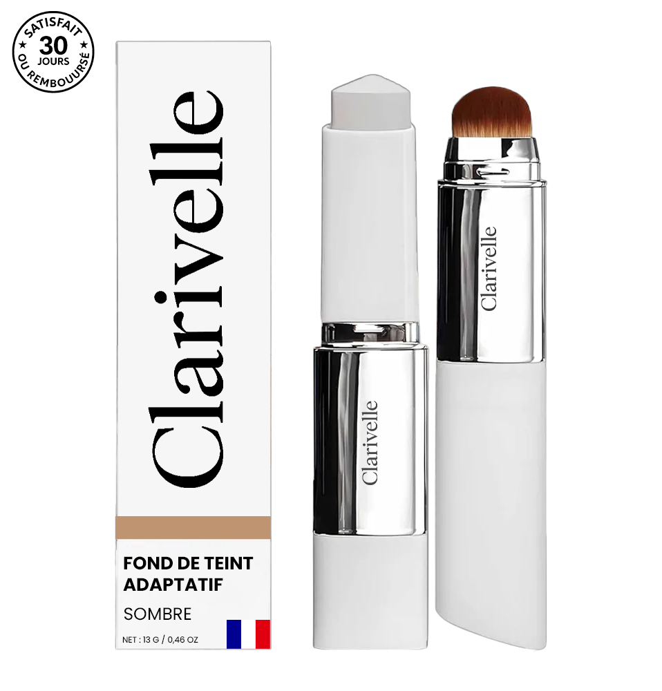 Fond de teint 2-en-1 avec pinceau intégré